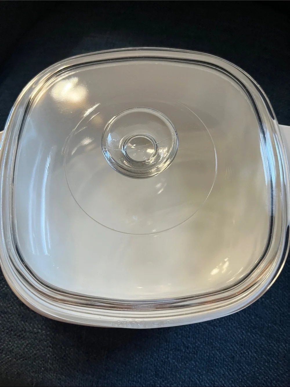 2 Qt Corningwar La Marjolaine White Covered Casserole Bakeware Dish 2 pc